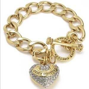 Juicy Couture Starter Charm Bracelet (Gold)